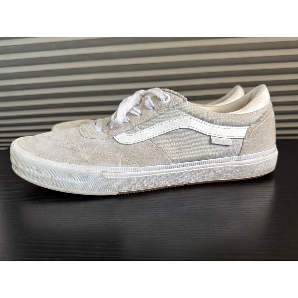 Vans SK8-Low PopCush White Suede Canvas Skate Shoes Men’s US 12 EU 46 - Picture 6 of 10